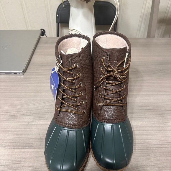 JBU Other - JBU Men's Brown and Green Rain Boots